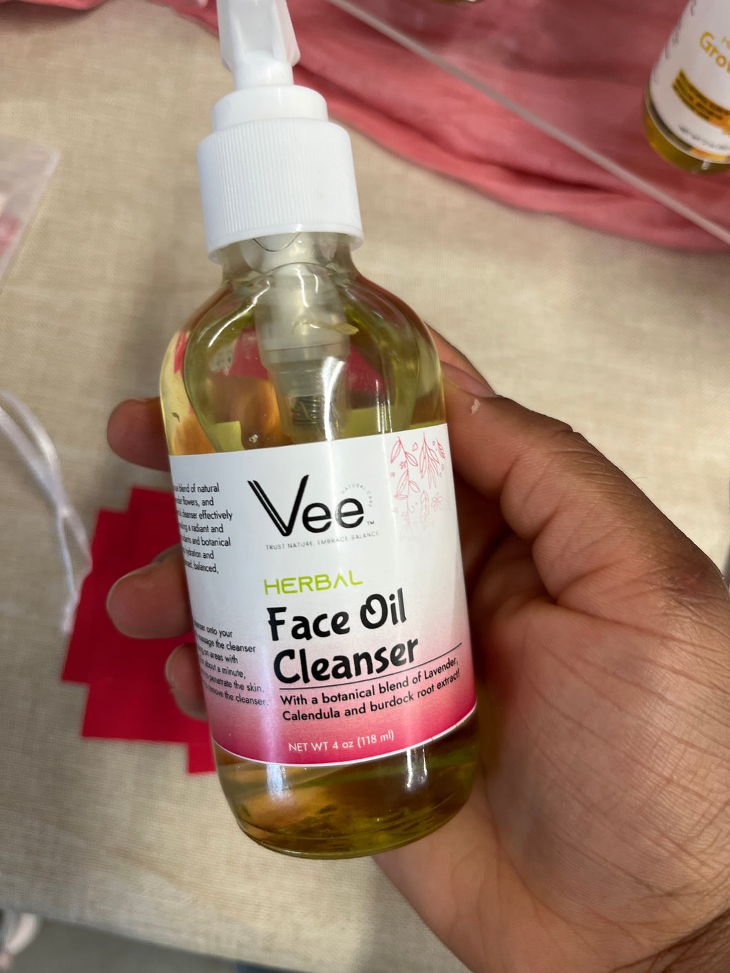 Herbal oil cleanser