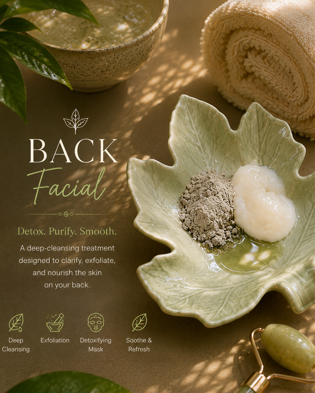 Back facial